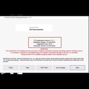 Für Honda HDS ECU Programmierung für 2024 Software HONDA/ACURA Support 1992 bis 2024 Modelle Online Installieren von Server mit J2534