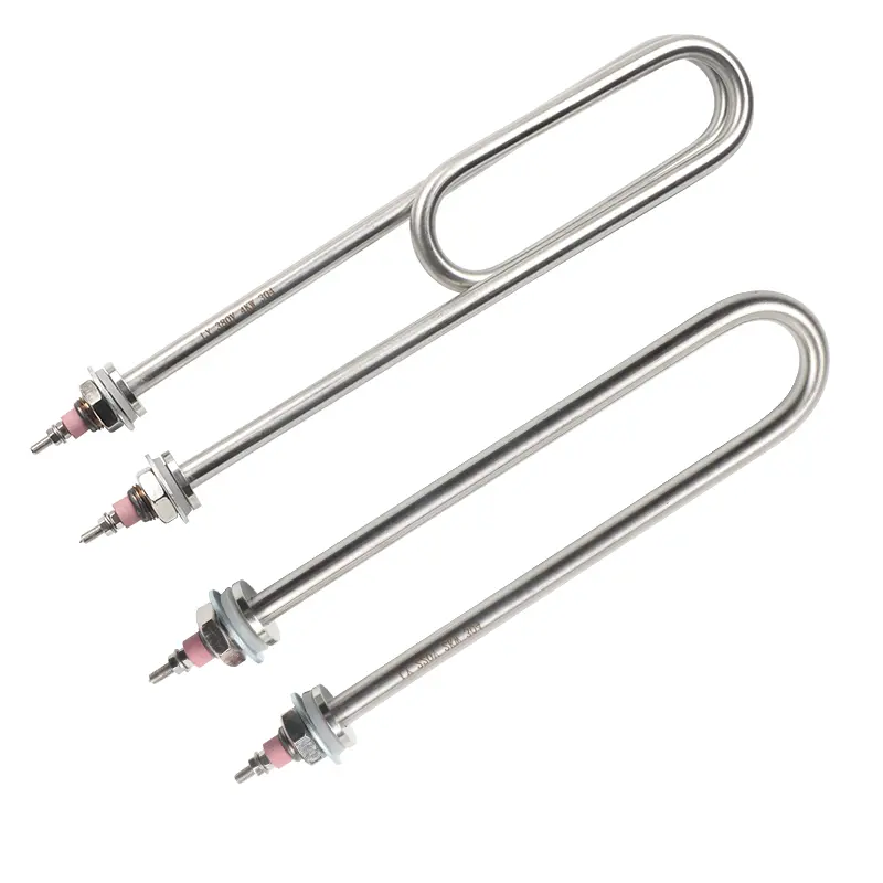 Stainless steel double U-type resistance heater heating tube 7 font heating rod3KW4KW