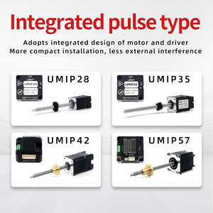 UMOT Nema11 Nema14 Nema17 Nema23 Pulse-Type Integrated Drive And Control And <strong>Encoder</strong> Linear Screw Stepper Motor Ball Screw Screw - Product Image 4