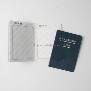厂家直销印刷护照尺寸小册子烫印定制护照纸印刷 - Product Image 2