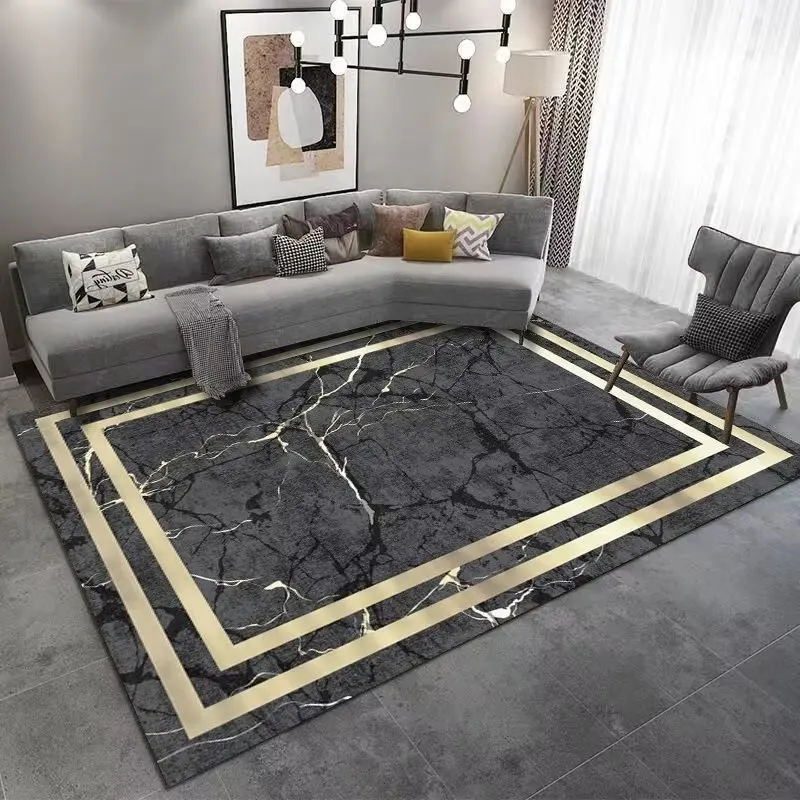 Ganzer Verkauf Gedruckte Teppiche Schlafzimmer Wohnzimmer Kristall Samt Teppich für Küche Fußmatten Home Decor Rutsch fester Boden teppich