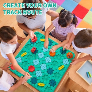 Große pädagogische Smart Brain Teaser Puzzlespiel zeug Logisches Road Builder-Spiel-STEM Family Brettspiel für Vorschul-Lernspiel zeug
