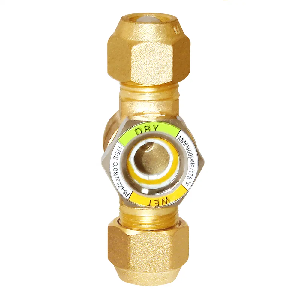 Vidro de visão soldado flange 3/8, preço de fábrica, para r22, r134a, r404a, r407c, r507c