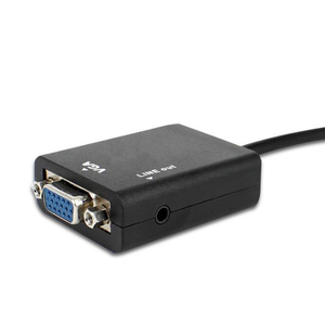 Mini HDMI macho para VGA fêmea + áudio adaptador HDMI