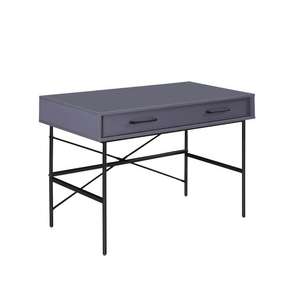 Schreiben von Computer tisch Moderner einfacher Schreibtisch im industriellen Stil Laptop-Tisch für Home Office Brown Notebook Desk - Product Image 2