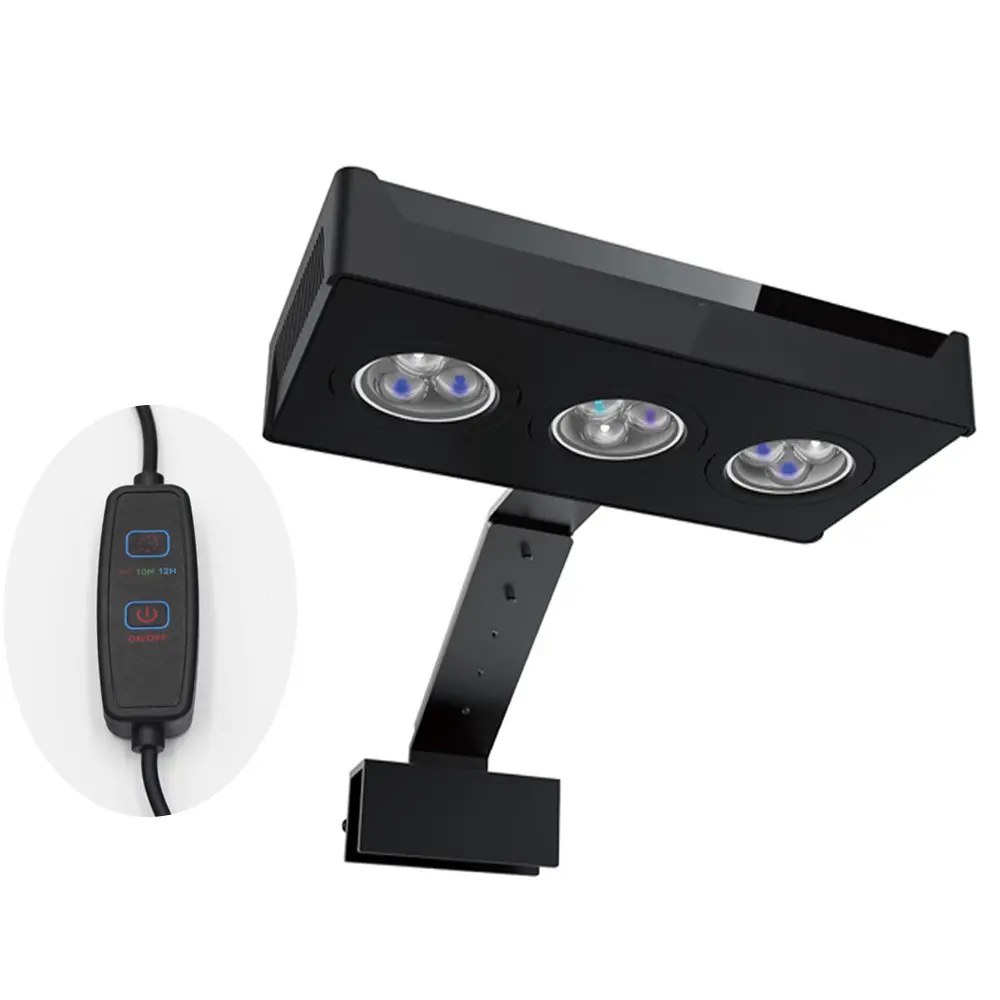 Controllo intelligente all'ingrosso dimmerabile 30W coral reef marine led illuminazione per acquario per acquario di barriera corallina con timer 8/10/12H