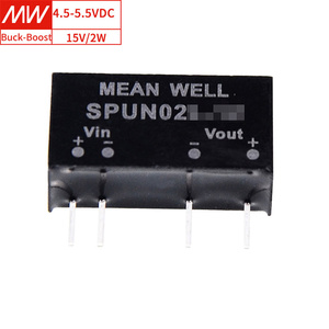 MEAN WELL-Convertidor de alto aislamiento, entrada de 5V CC, salida de 15V, 67mA, 2W, SIP7, ideal para telecomunicaciones e industriales - Product Image 1