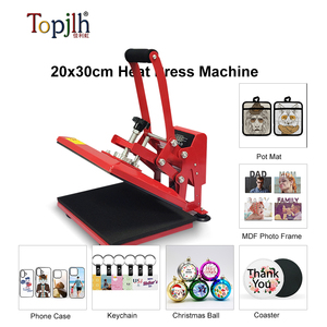 Topjlh Đồng Bằng Máy Ép Nhiệt 20*30Cm Thăng Hoa Hiển Thị Kỹ Thuật Số Máy Ép Nhiệt Nhanh Chóng Sưởi Ấm Dễ Dàng Để Sử Dụng Cho T-Shirts - Product Image 5