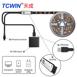 Tcwin 3メートルLEDストリップクリスマスライトSMD 5050 RGBライトAPP制御付き装飾付きプロ最大アプリコントロール - Product Image 2