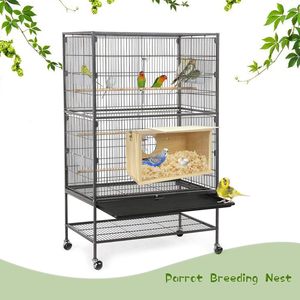 Sıcak Parakeet yuvalama kutusu atiatiel yuvalama kutusu kuş yuva kuş yetiştiriciliği kutusu ev - Product Image 6