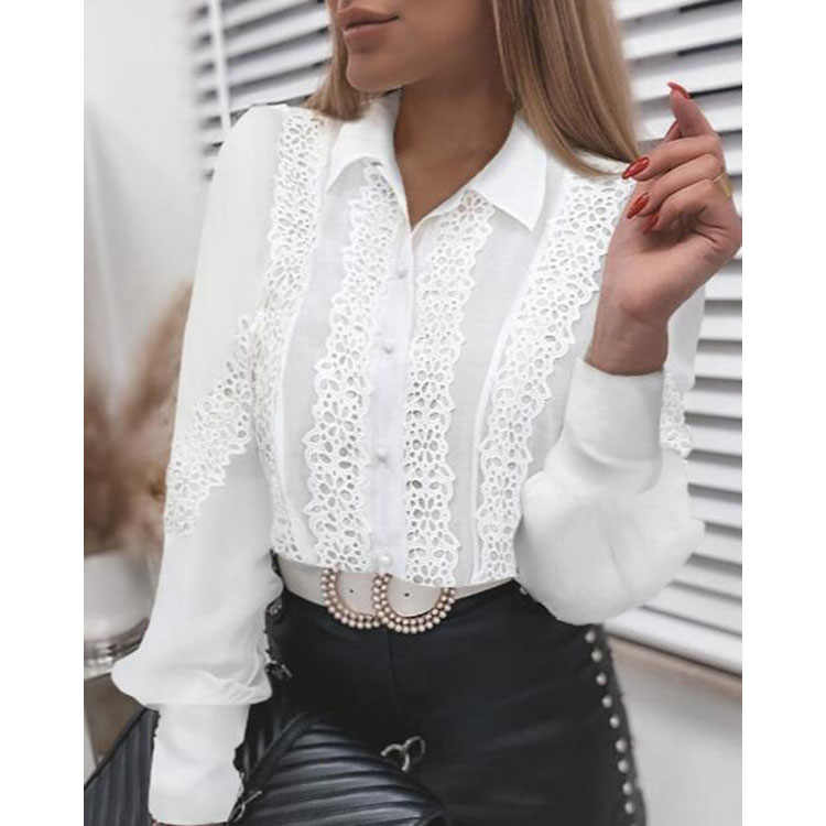 White square neck