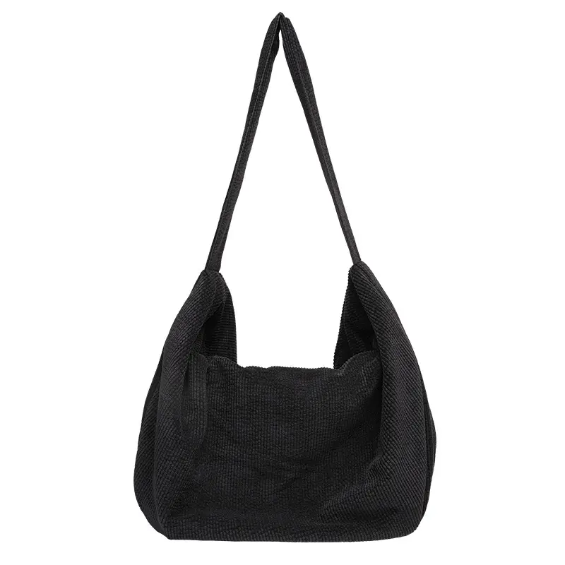 Modische individuelle kleine Cord-Hobo-Handtasche  Damen-Boten-Schulter-Kartuschen-Tasche