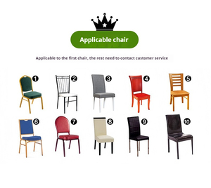 Spandex đàn hồi xếp li ruffles váy khách sạn Wedding party sự kiện ăn uống ghế bao gồm cho nhà tiệc ghế hoặc ghế bao gồm - Product Image 3