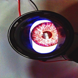 2個3インチダイナミックカーLedデビルアイズデーモンイービルアイレンズ12VカーWifiコントロールアイ用 - Product Image 4