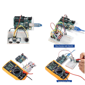 初心者向けラボスターターキットArduin for R3 REV3 Board Basic Advance 25プロジェクトHCSR-04センサー温度LED IC用オリジナル - Product Image 2