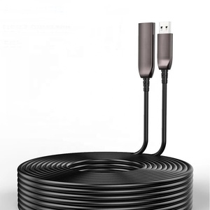สายต่อ3.0 USB AOC สีดำ50ม. 10Gbps การถ่ายโอนข้อมูลที่เข้ากันได้กับ2.0 USB - Product Image 1