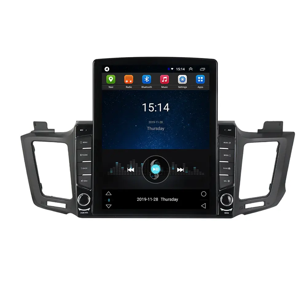 Navifly Android Tesla Auto Video Speler Voor Toyota RAV4 2013 2014 2015 Gps Navigatie Multimedia Stereo Audio Player