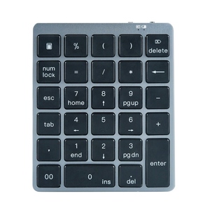 28 Keys Wireless <strong>Numeric</strong> <strong>Keyboard</strong> Financial Accounting Office <strong>Keyboard</strong> BT+USB Dual-mode Connection Built-in Lithium Battery - Product Image 1