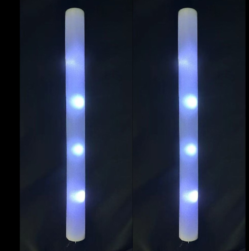 Esponja luminosa con luz blanca.