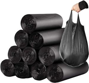 İpli çöp torbaları çöp torbaları rulo çanta 100% biyobozunur büyük çöp torbası çöp - Product Image 5