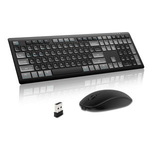 Nueva versión de fábrica, interruptor de tijera inalámbrico, combo de teclado y ratón de computadora, súper delgado y silencioso - Product Image 1
