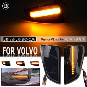 สัญญาณไฟเลี้ยว LED แบบไดนามิกสำหรับ Volvo S40 2004-2007 V50 2004-2008 C70 2006-2009 - Product Image 4