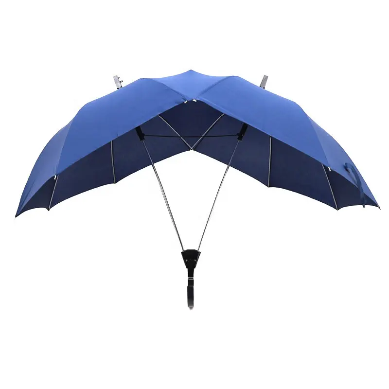 새로운 제품 프로모션 더블 샤프트 쌍둥이 연인 커플 우산