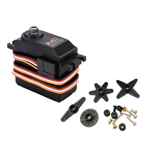 17KG Stahl getriebe 360 ° ° Kontinuierliches digitales Servo 7,4 V 60 U/min Standard-Servo mit Feedback für RC-Modell auto RC Education Smart Car - Product Image 6