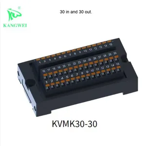 Bloque de terminales rápido tipo riel Bloque de terminales PLC de automatización de cobre PCB de resorte enchufable con una entrada y varias salidas - Product Image 5