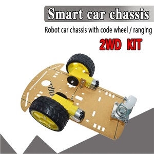 Neuer Vermeidung verfolgungs motor Smart Robot Car Chassis Kit Geschwindigkeit geber Batterie kasten 2WD Ultraschallmodul-Kit - Product Image 1