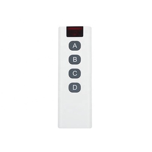 รีโมทประตูโรงรถทั่วไปไฟ LED DC 12V 4ปุ่มรีโมทคอนโทรลไร้สายระยะไกล1กม. - Product Image 2