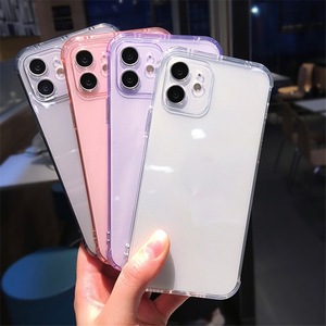 สีลูกกวาดโปร่งใสTPUสําหรับiPhone 15 14 12 11 13 Pro Max <span class=keywords><strong>7</strong></span> 8 Plus X XR XS Max <span class=keywords><strong>7</strong></span> แฟชั่นกล้องป้องกัน<span class=keywords><strong>Shell</strong></span>
