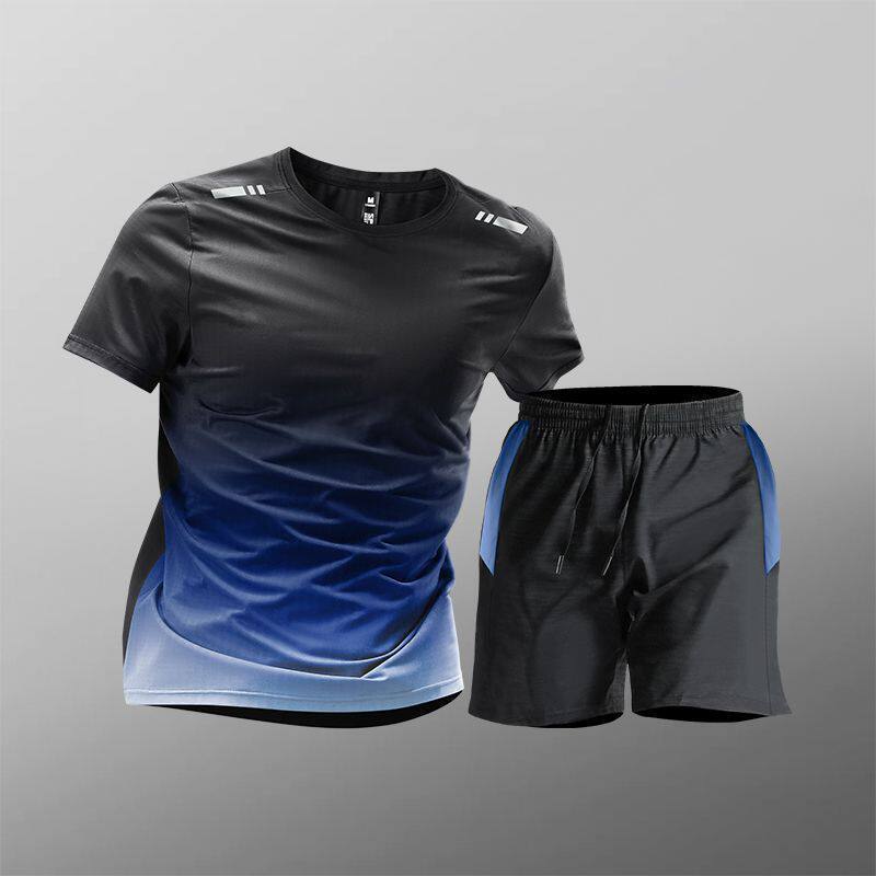 Gradient Blue Athletic Set