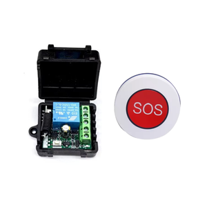 433Mhz ABS thông minh LED công tắc điều khiển 12V 1 kênh <span class=keywords><strong>RF</strong></span> từ xa Transmitter 10A không dây Relay Receiver DC kim loại điều khiển từ xa - Product Image 4