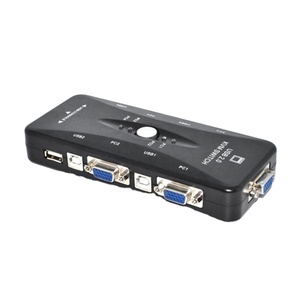 Factory 4 Port <strong>KVM</strong> <strong>Switch</strong> USB 2.0 VGA Splitter 4 in <strong>1</strong> Out Printer Mouse Keyboard Share Switcher 1920*1440 VGA <strong>Switch</strong> Box Adapter