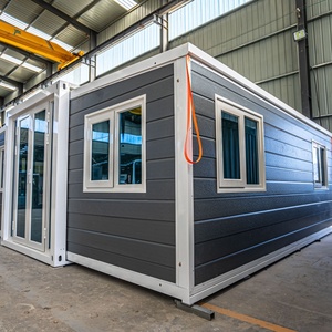 منزل حاويات فولاذية قابلة للتوسيع 20 قدم/40 قدم، حجم قابل للتخصيص، تصميم عصري منتصف القرن، منزل متنقل مسبق الصنع صديق للبيئة - Product Image 3