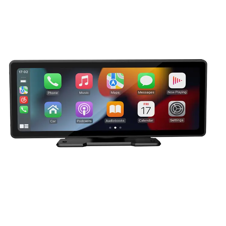 Pemutar dvd multimedia mobil portabel, Radio mobil Android auto nirkabel, pemutar dvd multimedia mobil dengan gigi biru