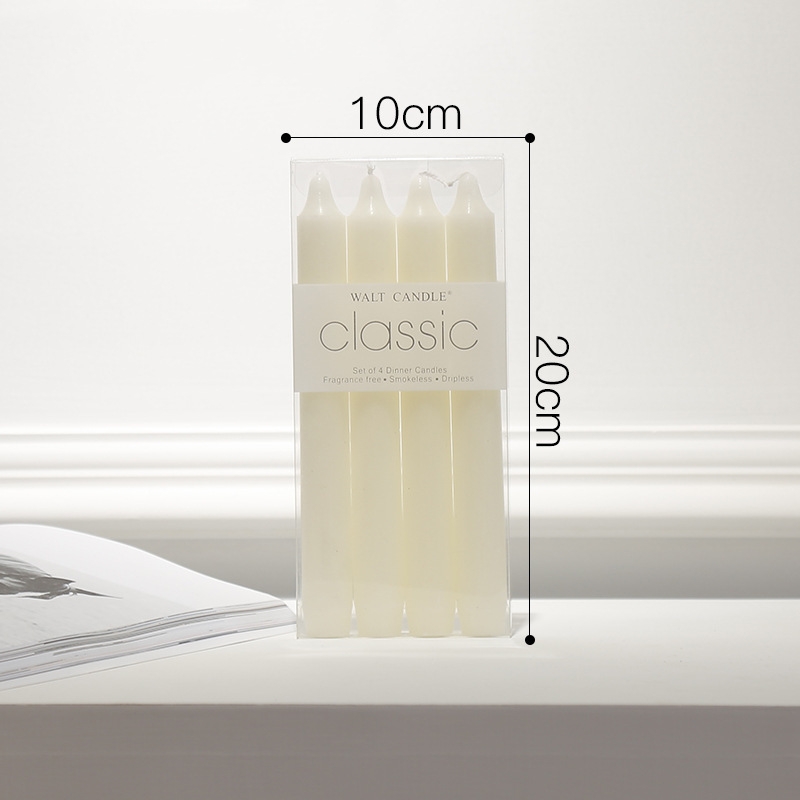 Ivory white -20CM straight pole
