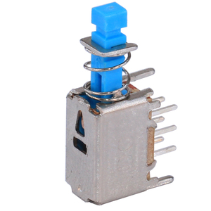 PS22E05 Latching Locking PCB Push Button <strong>Switch</strong> DPDT 6 Pin DIP Self- Locking Straight Key Push <strong>Switch</strong> Use in TV Box - Product Image 4