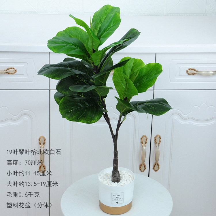 19 ye qin ye rong pierre blanche nordique (fendue) 70cm