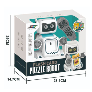 Frühe Bildung RC Smart intelligente Roboter Karte Rechtschreib maschine Programmierung Fernbedienung Roboter Sprechen Flash-Karte Roboter Spielzeug - Product Image 6