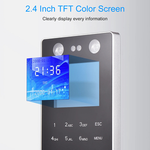 Sistema de control de acceso de puerta de tarjeta RFID de huella dactilar cara biométrica TCP/IP máquina de tiempo de asistencia con software gratuito SDK - Product Image 4