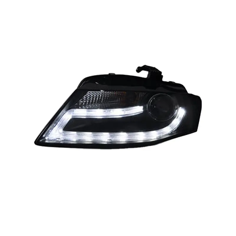 Headlight montage Retrofit objektiv LED licht band tuning licht für 09-12 modelle A4L B8