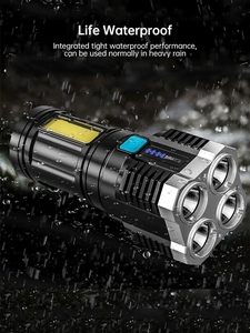 Torcia a Led multifunzionale impermeabile portatile luce Flash a Led di emergenza - Product Image 5