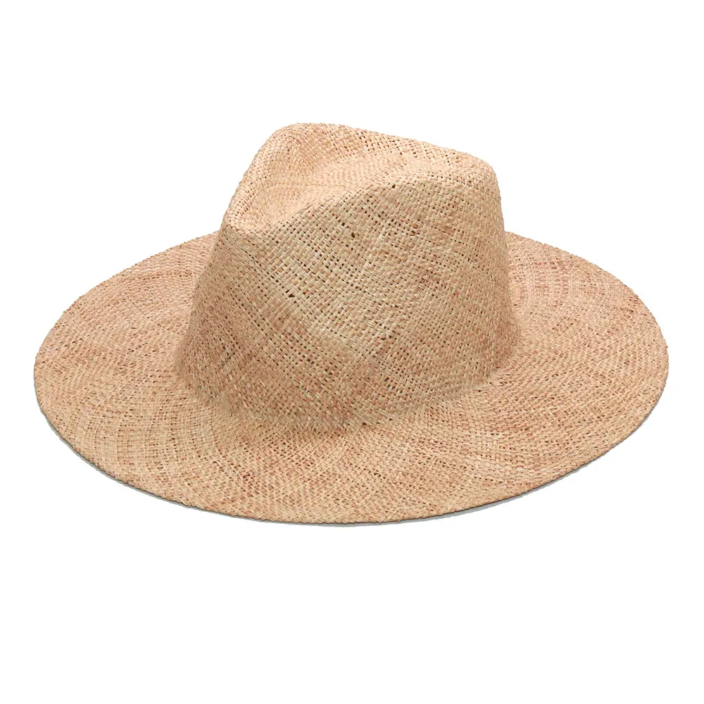 Luxury Sombrero Chapeau cappello da sole Fedora personalizzato a tesa larga all'ingrosso donna donna Panama Summer Beach cappelli di paglia