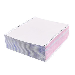 Venta al por mayor de papel perforado sin carbón CB CFB CF de copia continua Ncr A1 para impresoras matriciales - Product Image 5