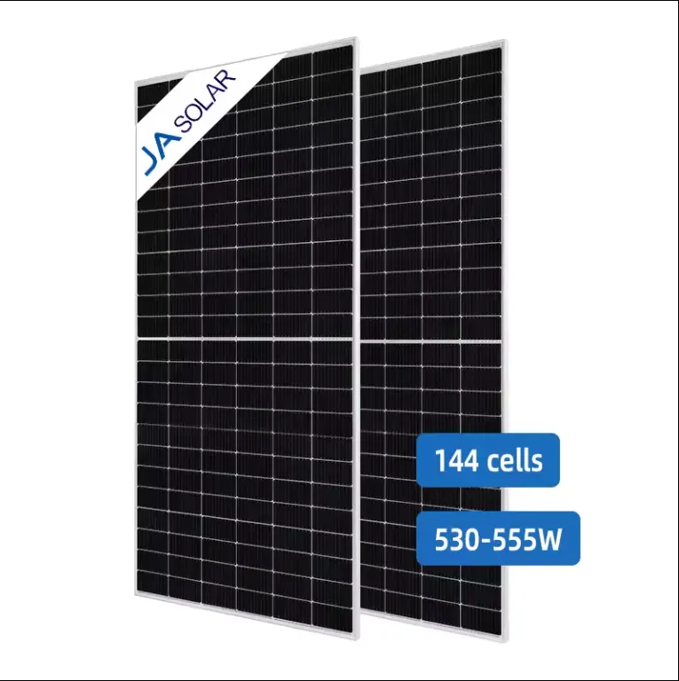 TOP 1 لوحة طاقة شمسية متعددة البللورات وحدات طاقة شمسية JA أحادية البلورات 530 وات 535 وات 540 وات 545 وات 550 وات 555 وات