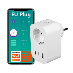White smart socket