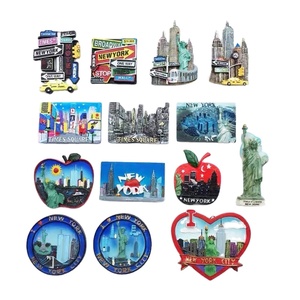 纪念品样品消息澳大利亚纪念品礼品工厂廉价定制聚树脂3D冰箱磁铁树脂磁铁