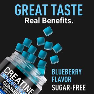 Sakızlı formda özel etiket kreatin kreatin ön egzersiz Gummies 5000mg kreatin monohidrat Gummies - Product Image 5